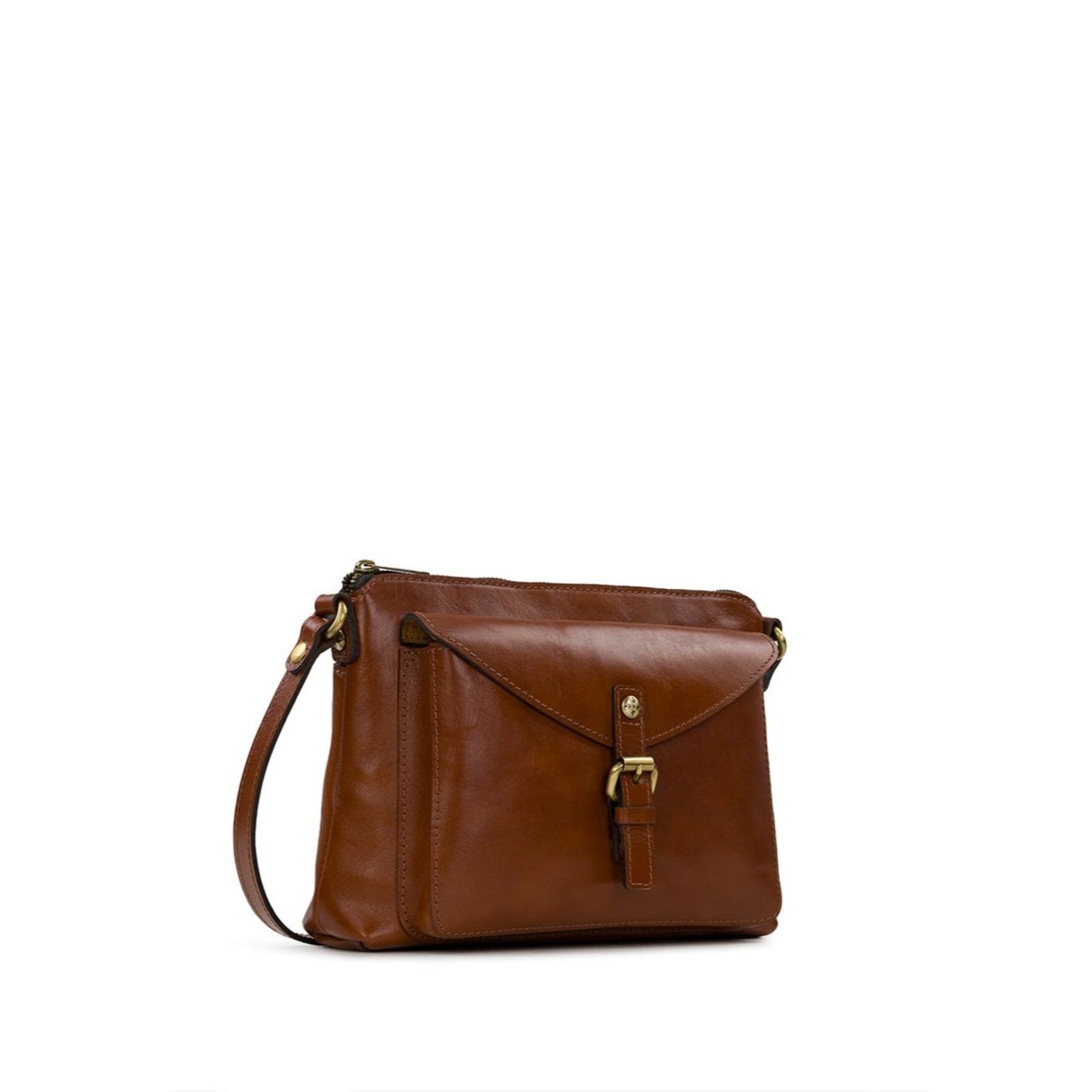 Patricia Nash Avellino Brown Leather Crossbody Bag - Nwot!